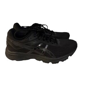 ASICS GT-1000 Women's Running Shoes Cushioned Breathable Gray Black 8 Mesh CLEAN